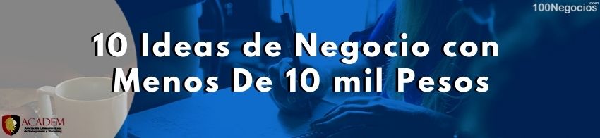 negocios con menos de 10 mil pesos