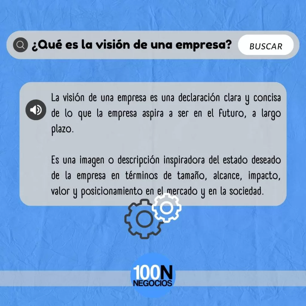 ¿Qué es la visión de una empresa?