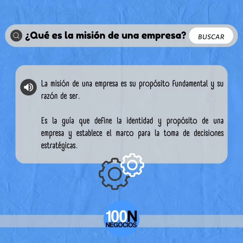 misión de una empresa infografía