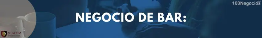 Negocio de bar: