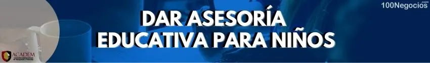 Dar asesoría educativa para niños