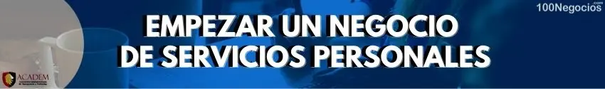 4. Empezar un negocio de servicios personales