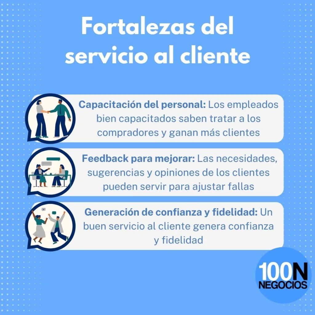 Fortalezas del servicio al cliente