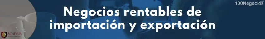 Negocios rentables de importación y exportación