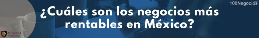 ¿Cuáles son los negocios más rentables en México?